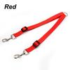Nylon Pet Dog Leash Colorful Traction Rope Detachable One For Two Pet Dog Traction Leash Nylon Double Leash Kit For 2 Dogs