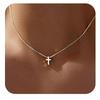 Trendy Cross Pendant Neck Chain Does Not Fade, Personalized Design Sense, Versatile and Exquisite Collarbone Chain