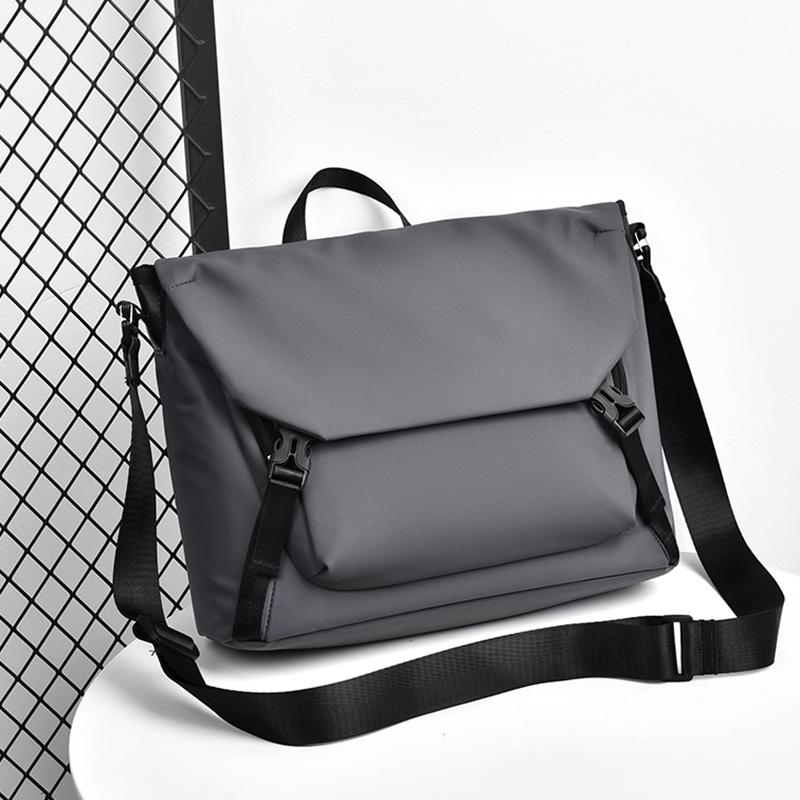 Мужской портфель, сумка через плечо, большая вместительная сумка через плечо, мужская черная легкая сумка-мессенджер для пригородных поездок