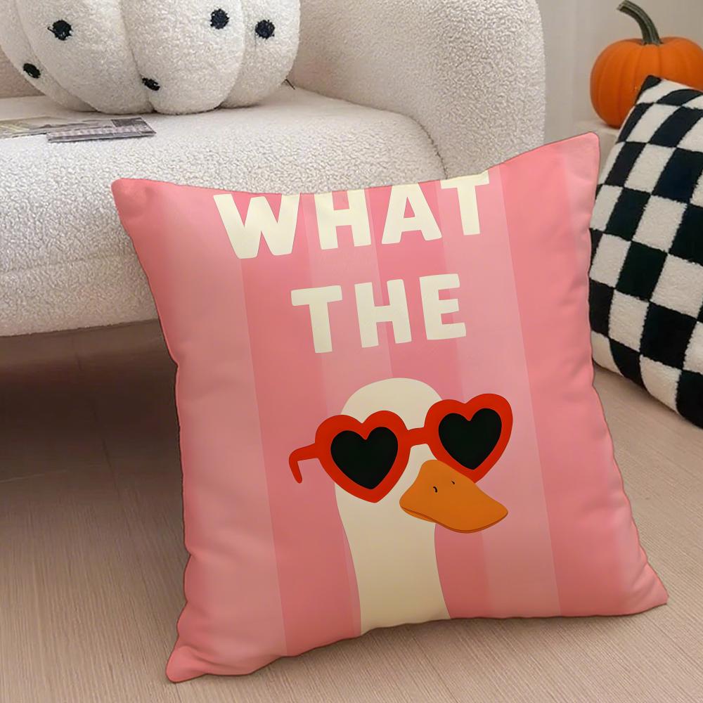 Year of the Horse Pillow Festive Decor Cushion Cover Linen Pillow Case Soft Breathable Protective Couch Room Decoration