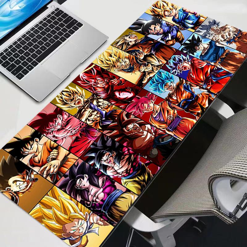 Dragon Ball Mouse Pad durable Large PC Computer Gamer Kawaii Gaming Accessories Mousepad Keyboard Desk Mat Carpet Table