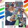Beauty and Beast diyDisney Digital Oil Painting Diy Coloring Handpainted Filling Home Decor Gift