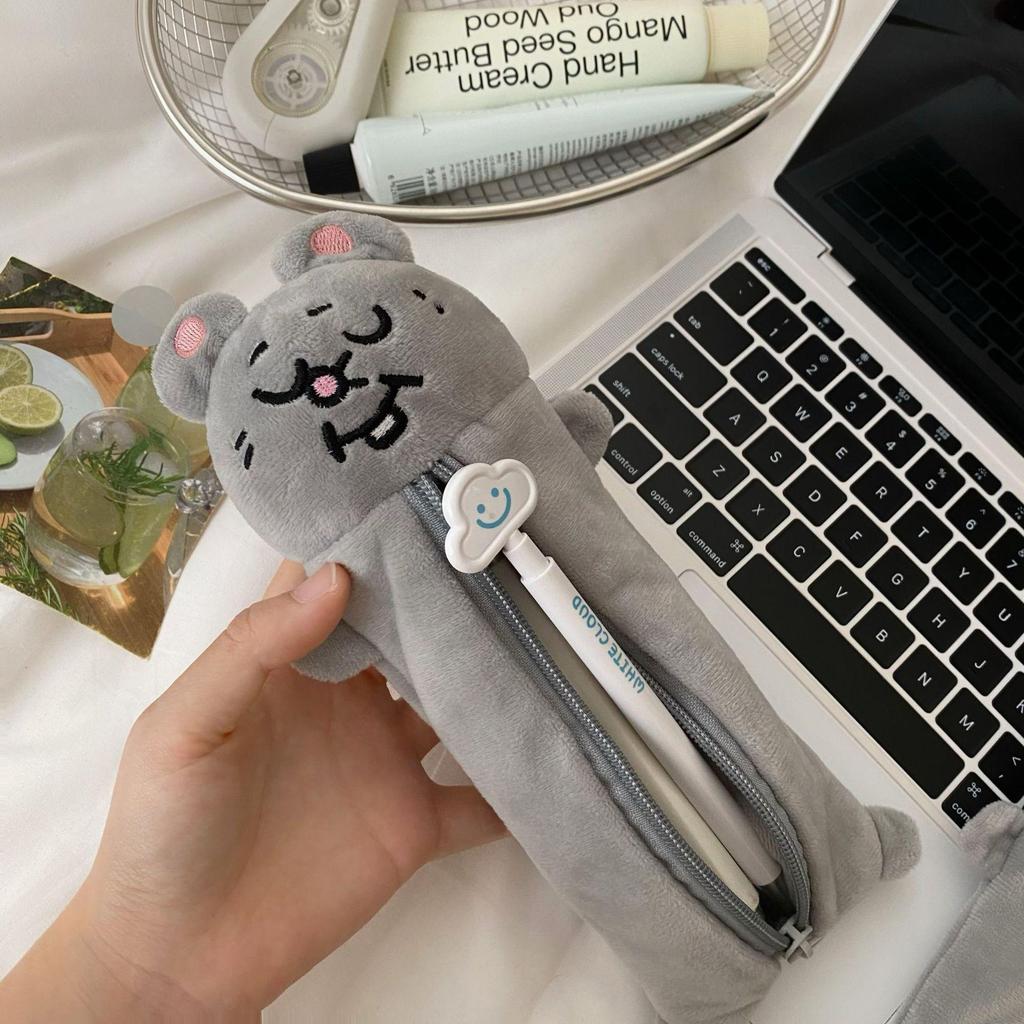 Креативная плюшевая кукла, сумка для канцелярских принадлежностей: Милый, Мягкий и Исцеляющий Пенал для Хранения.