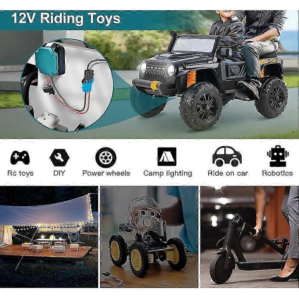 Адаптер питания для аккумулятора Makita 18V LXT с разъемом жгута проводов и предохранителем для Peg-Perego 12