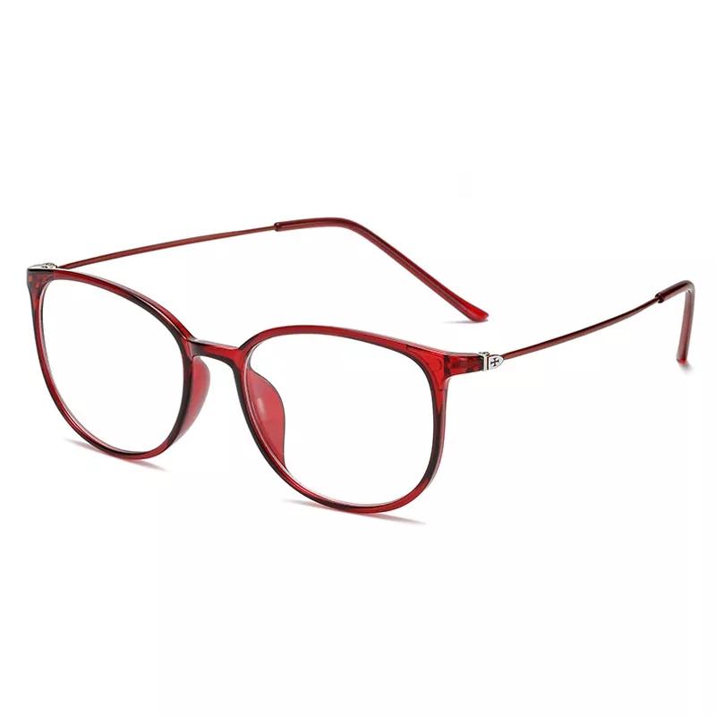 Женские очки для близорукости Мужские Винтажные Очки с защитой от синего света Квадратная Маленькая Оправа Оптические Очки для Близорукости от 0 до -600