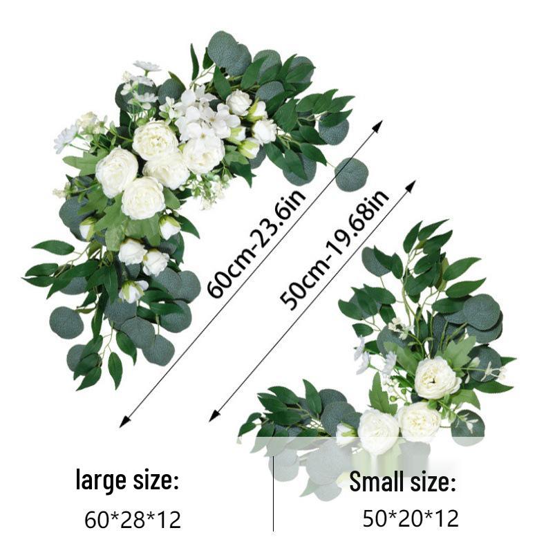Floral Wedding Arch & Welcome Sign Decoration Set