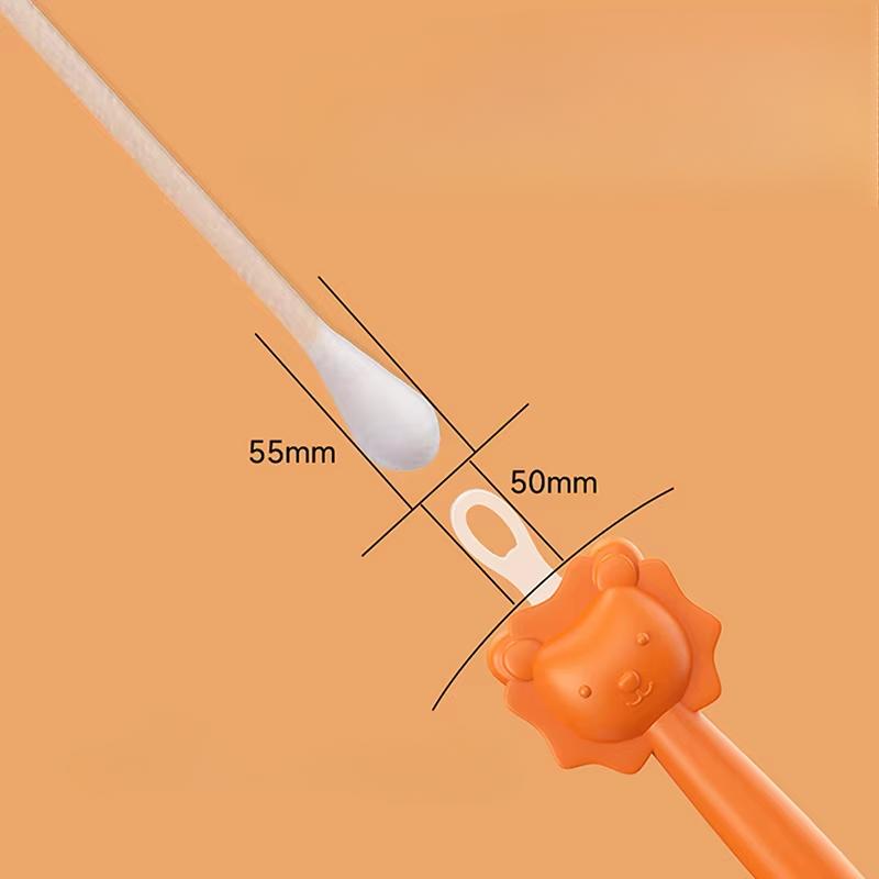 Детский очиститель Мягкая ложка для воска Двусторонняя кюретка-сборник Очиститель для носа Силиконовые детские ватные палочки для ушей Чистый пинцет