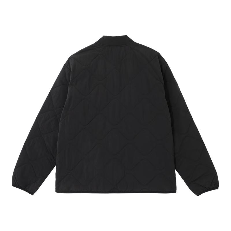 Puma Легкая стеганая однотонная модная повседневная удобная мужская куртка с длинным рукавом, черная 632291-01