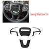 A87Q-Black Steering Wheel Cover Trim for Jeep Dodge Charger Challenger Durango 2015- Car Interior Style