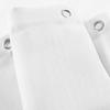 Rideau de douche - Yalline - 180 x 200 cm - Blanc - Polyester - 12 anneaux inclus