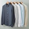 Men's Lightweight Summer Linen Shirt Jacket - Sun Protection, Thin, Long-Sleeved Casual Cotton Blend Top
