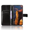 For Itel A95 5G Case Crazy Horse Texture PU Leather Phone Wallet Cover with Wrist Strap
