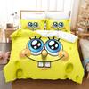 Cute SpongeBob Bedding Sets Exquisite Bed Supplies Set Duvet Cover Bed Comforter Set Bedding Set Luxury Birthday Gift