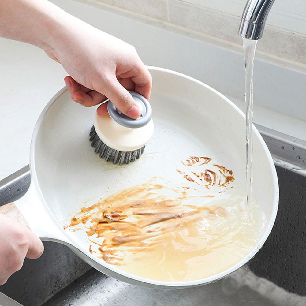 Dish With Stiff Bristles For Sink Kitchen Scrub Brushes With Handle Dish Brush Dish Scrub Brush