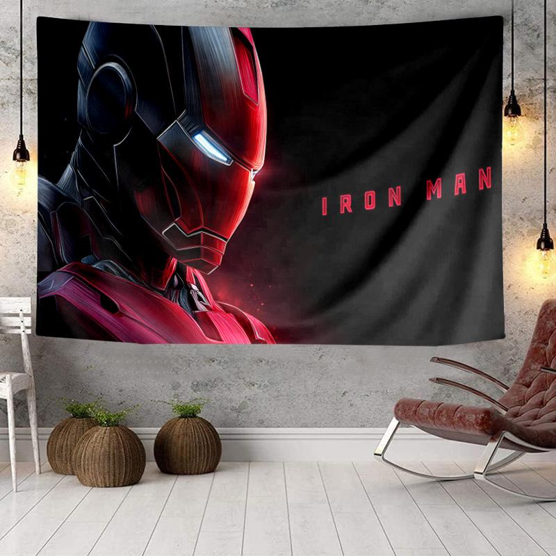 Hero Iron Printed Tapestry, Wall Hanging,Livingroom, dormitory, Large Wall Decor, Fabric Decor Fan Birthday Gifts