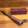 Brass Spyglass  Dollond London 1920 Telescope with Leather Case