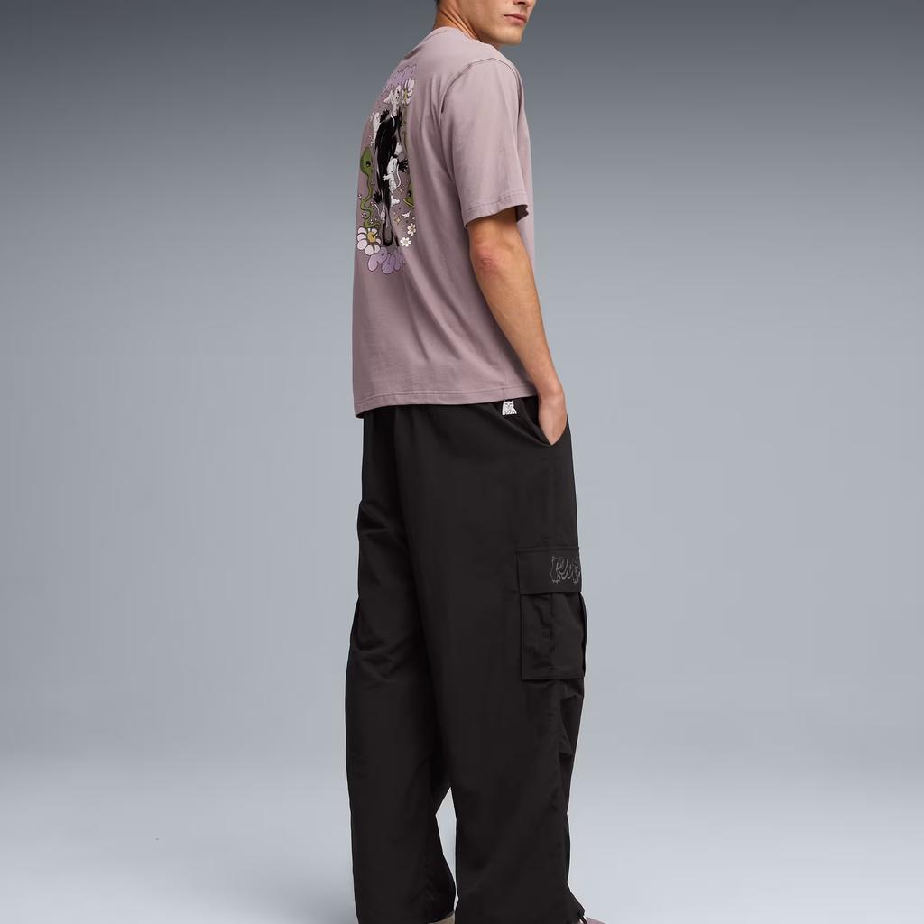 Puma Ripndip FW25 Футболка с круглым вырезом, свободного кроя, с коротким рукавом, унисекс, топы 632413-64