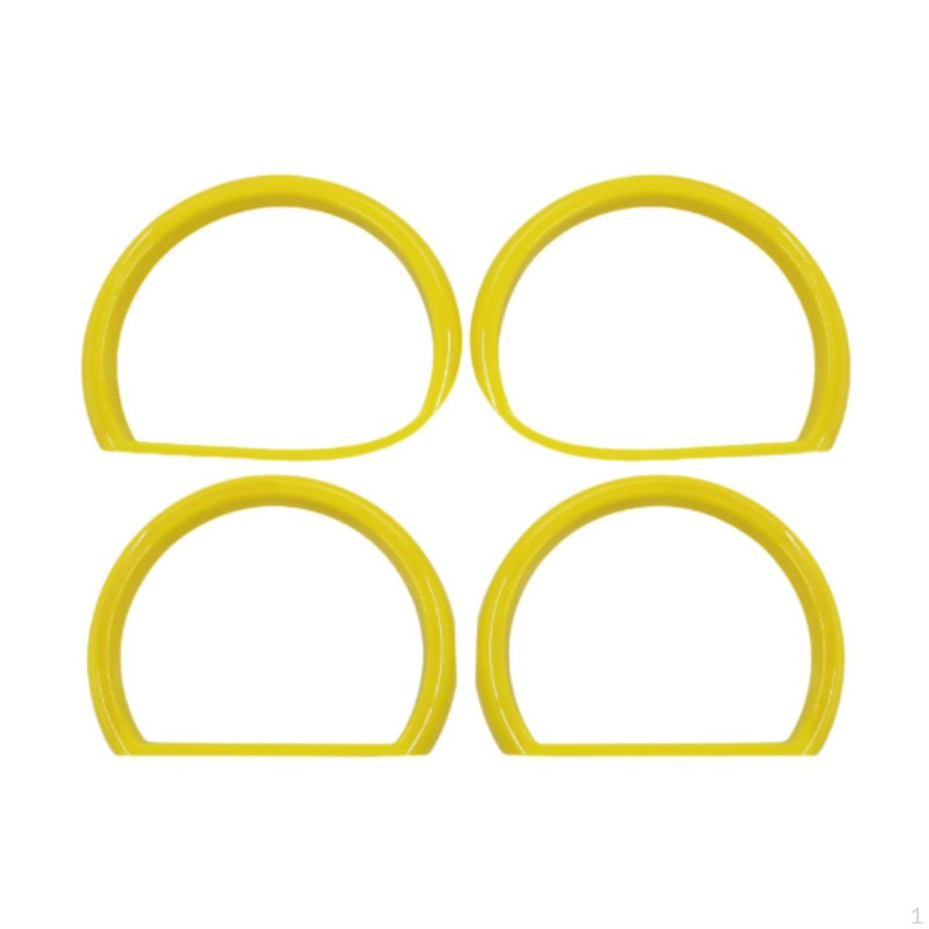 4 шт. Крышка абажура фары, обрамление для автомобильной фары, фара