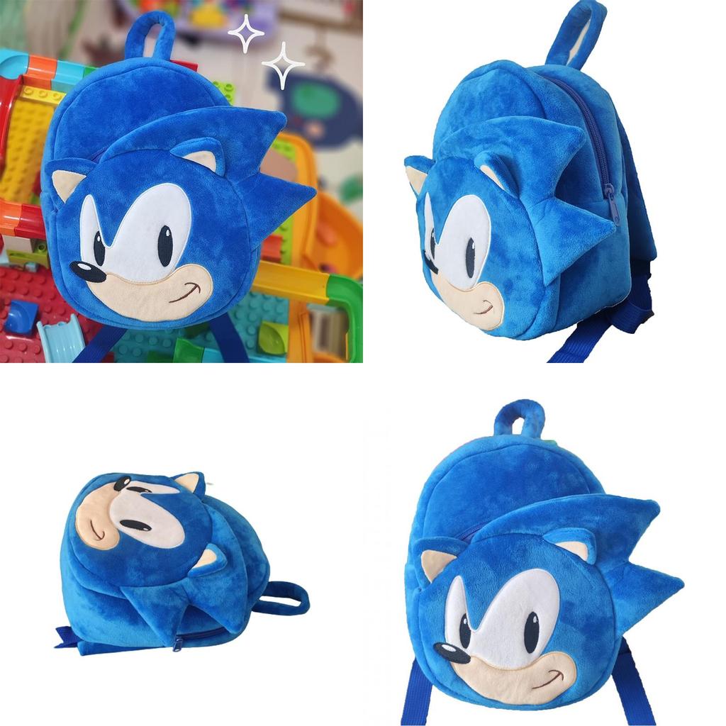 Sonic Plush Backpack Fun And Imaginative Bag For Boys And Girls