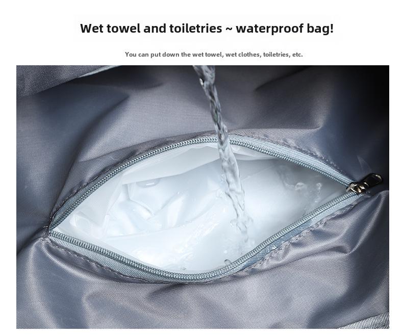 Спортивная дорожная сумка с отделением для влажной и сухой одежды, сумка для фитнеса и плавания, чемодан через плечо с отделением для обуви, возможность нанесения индивидуального логотипа