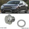 M14x1.5mm Car Engine Oil Drain Plug Bolt Silver with Washer 90009-R70-A00 Fit for Honda Accord CR-V CRX MDX Civic CR-Z Prelude