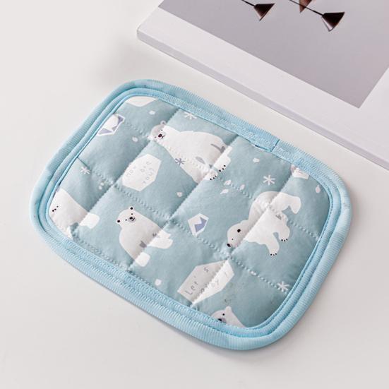 Подушка для хомяка, нескользящая нижняя часть, крутая охлаждающая ткань с мультяшным рисунком, подушка для сна в виде хомяка, товары для дома и домашних животных