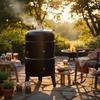 Garden Smoker Grill Oven Fumaro For Smoking Meat And Fish 3 1