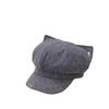 Retro polka dot cat-ear soft and cute duckbill cap for women, autumn and winter sunshade newsboy cap, trendy and face-slimming octagonal hat
