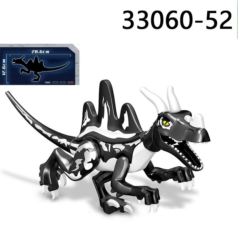 28 см Огромный Раптор Карнотавр Строительные блоки Динозавр Кирпичи Тираннозавр T-Rex Собрать Детские игрушки Детский подарок Рождественские подарки