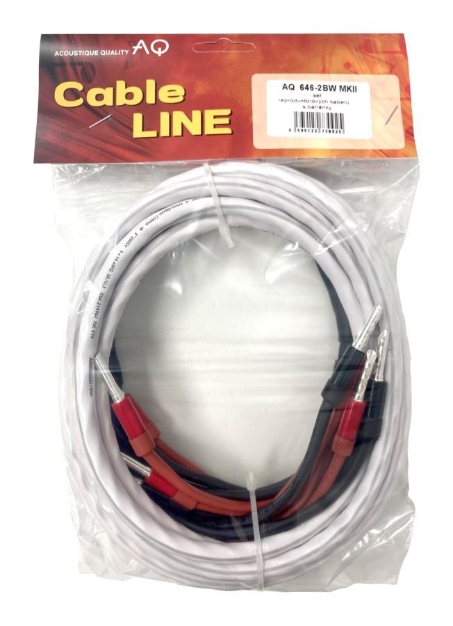 Zestaw kabli głośnikowych Hi-Fi do połączeń Bi-Wire – AudioQuest SLiP-DB 16/4 Długość: 2 x 4,0 m, Acoustique Quality
