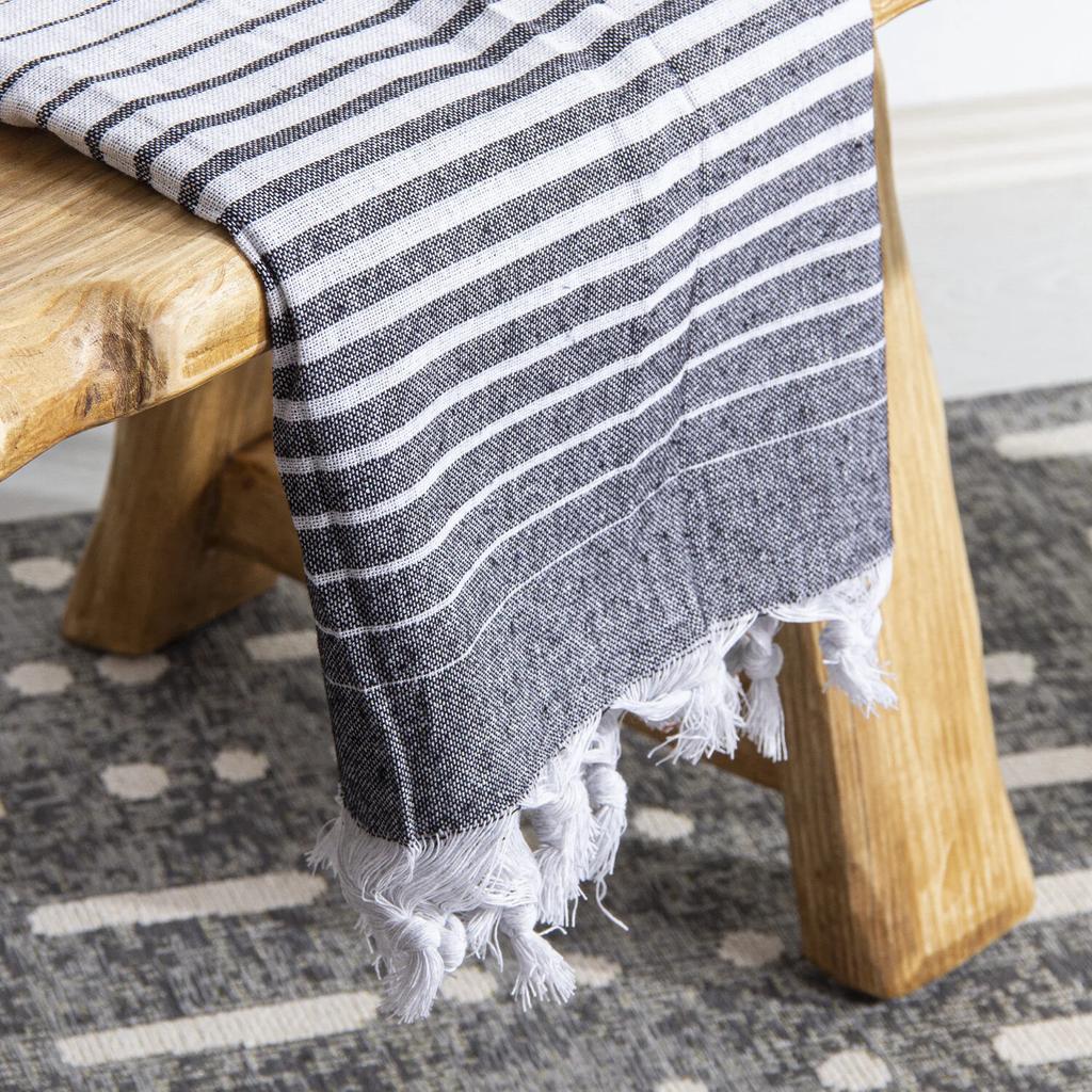 Черный 100x170 см Хлопок Пештемаль