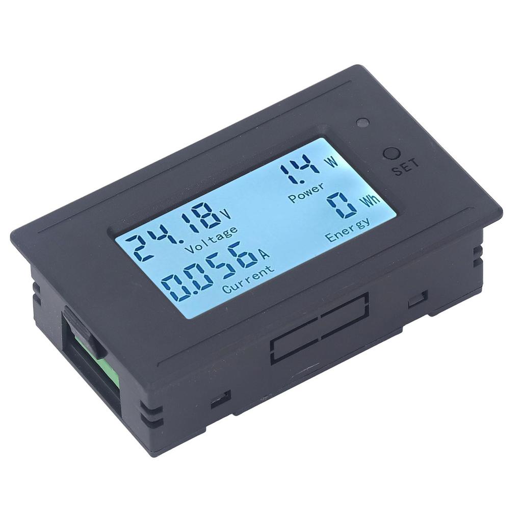 ЖК-измеритель мощности Многофункциональный цифровой монитор напряжения тока и емкости аккумулятора DC6?200В