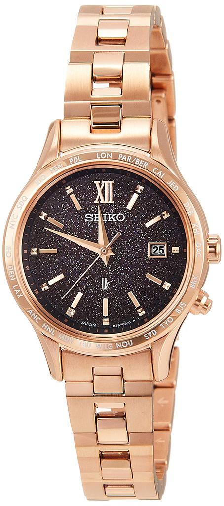 Женские часы Seiko LUKIA SSVV062 из нержавеющей стали (Покрытие из розового золота)