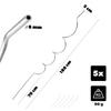 KADAX Aluminum Spiral Plant Pole 180cm 5pcs