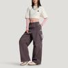 adidas Тканые Свободные Широкие Простые Прямые Спортивные Повседневные Брюки Женские штаны KW0683
