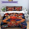 3pcs Duvet Cover Set (1*Duvet Cover + 2*Pillowcase, Without Core), SLAM DUNK Print Bedding Set, Bedroom Decor, All‑Season, Birthday Gift