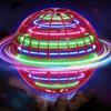 Летающий шар с ручным управлением для детей, вращающийся на 360°, подвесной космический глобус с цветными светодиодами, подходит для игры в помещении и на улице