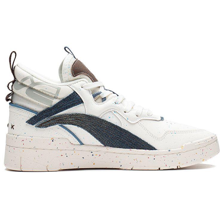 Кроссовки Li Ning Wei Wu Mid High Top мужские кроссовки белые AGCS105-2