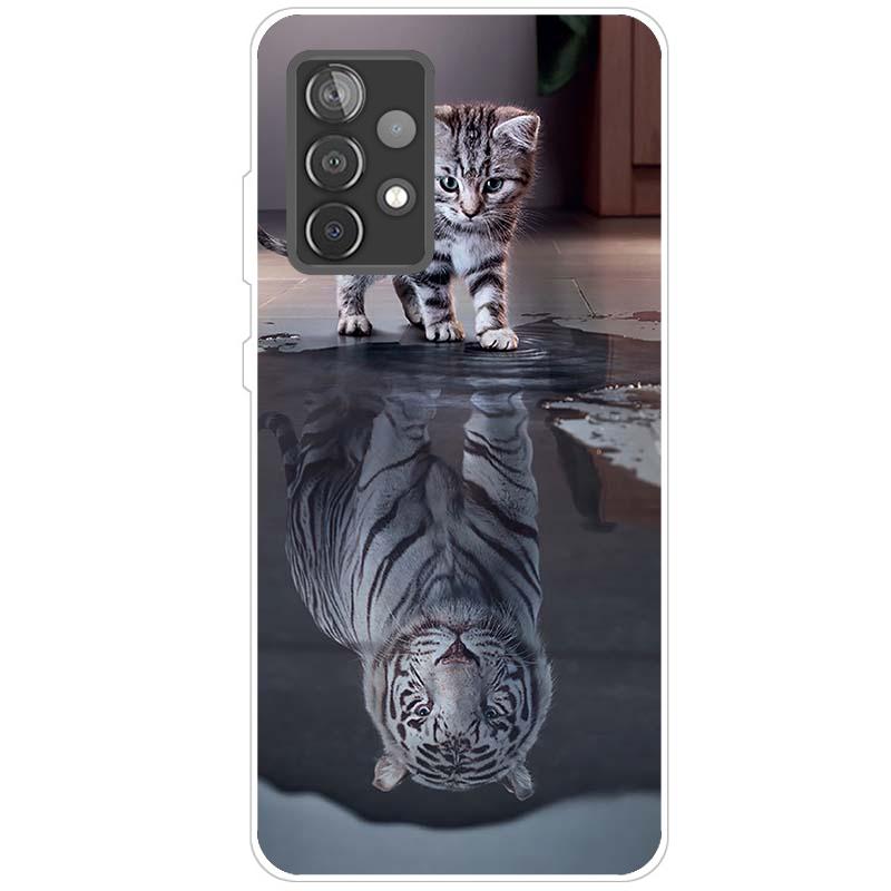 Для чехла Samsung A52s 5G противоударный мягкий силиконовый чехол из ТПУ для Samsung Galaxy A52s 5G чехлы для телефонов A52 S милый мультфильм