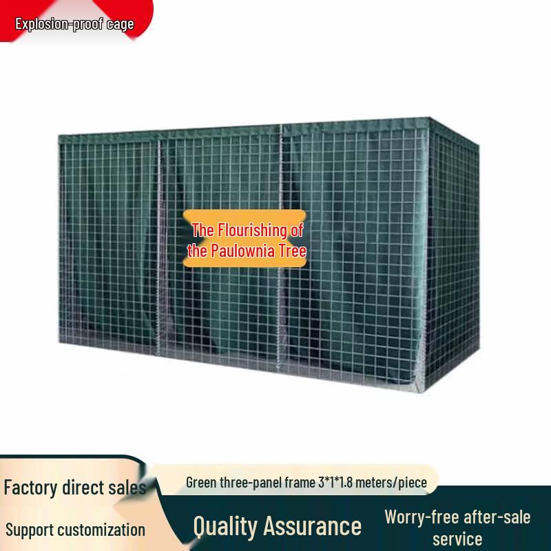 Modular Wire Mesh Flood & Defense Barrier