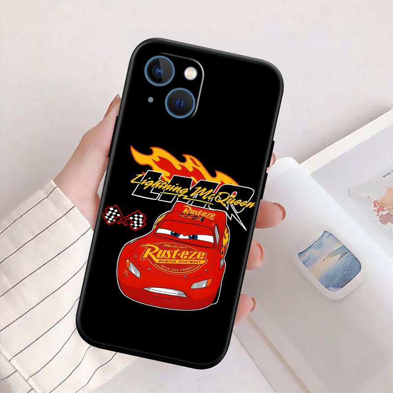 Cars Lightning McQueen New High-End Shell Phone Case for iPhone 16 15 14 13 12 Pro Max Plus Mini