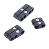 6Pcs/Set Wire Separator Professional Robust Black Spark Plug Cable Divider 7mm