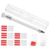 Ergonomic Grip For Diamond Art Wax Pen 2025 Refillable Design, White For Nail DIY Crafting