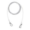 Outdoor Stainless Steel Dog Leash Heavy Duty Dog Tie Out Cable Pet Runner Cable Leads for Yard, Line Tether for Medium Large Dogs