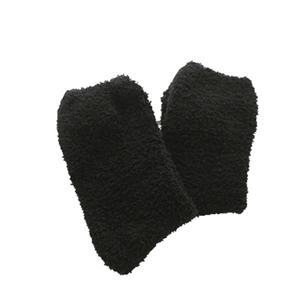 Women Coral Fleece Socks Warm Thick Socks Long Midi Low Lined Slipper