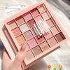 New 25color Eye Shadow Palette Nude Color Low Saturation All-match Large Base Eye Shadow Palette Pearlescent Matte Matte Makeup Remover Affordable Eye
