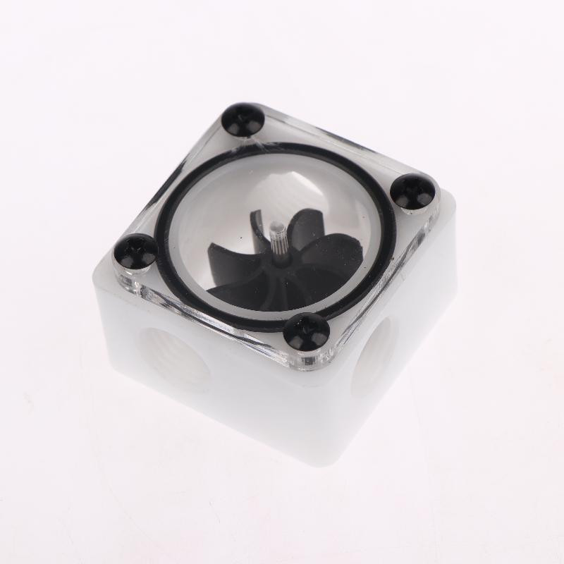 G1/4 Thread Water Cooling Flow Meter 2 Way Design Water Meter Indicator Bi Directional Meter Water Cooling System