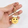 5/1pcs DIY Little Bee Keychains Creative Doll Yarn Hand Woven Gift Cute and Funny Cartoon Pendants Finished Product