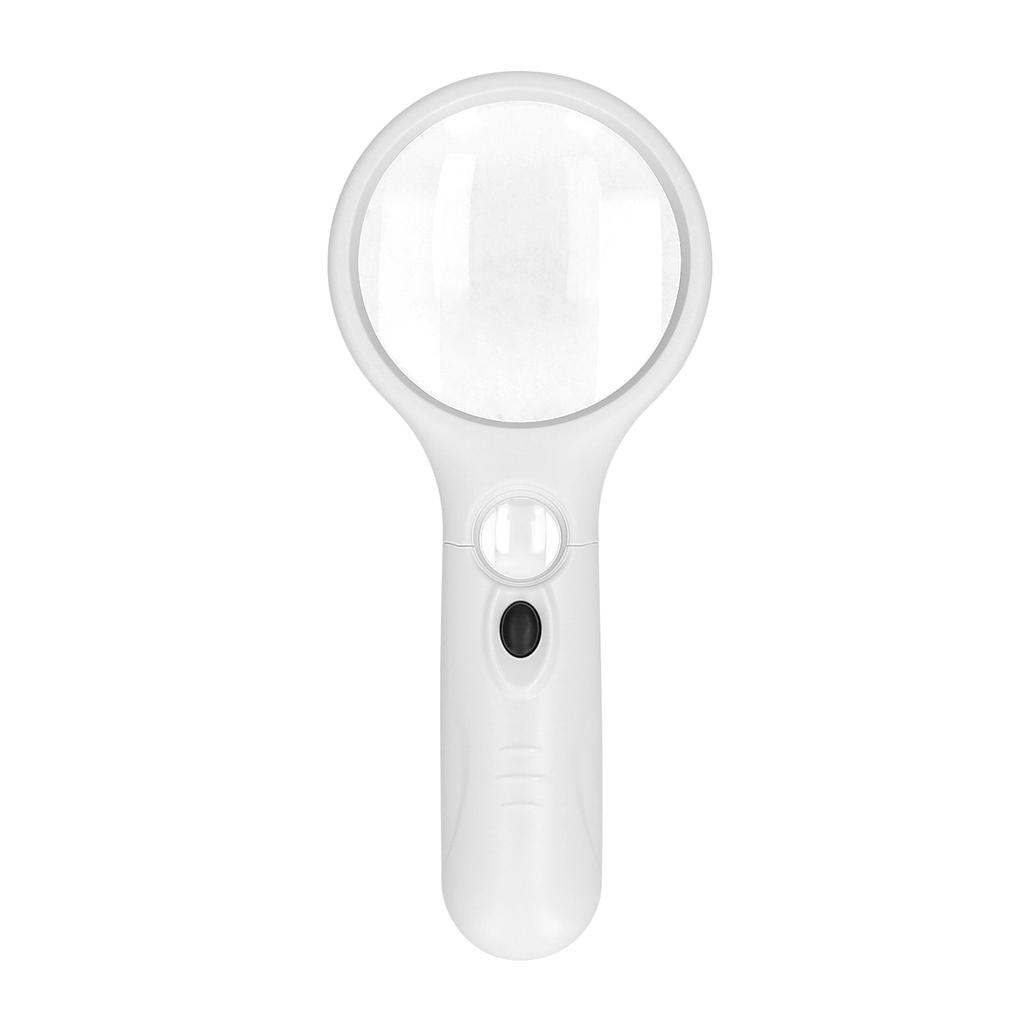 Увеличительное стекло с подсветкой Лупы 2,5X 45X с большим увеличением, светодиодная ручная подсветка