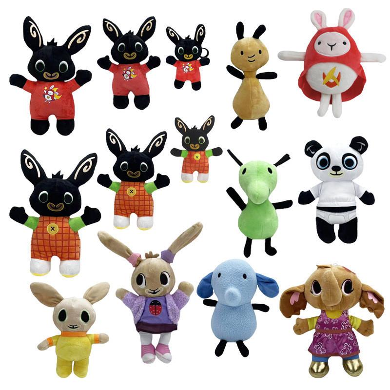 Fluffy Elephant Panda Ant Plush Toy For Kids Pp Cotton Filling